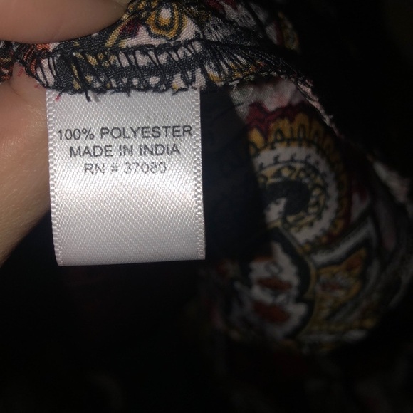 *NWT* C EST. 1946 Chic Paisley Maxi Skirt - Red and Black - Picture 2 of 9